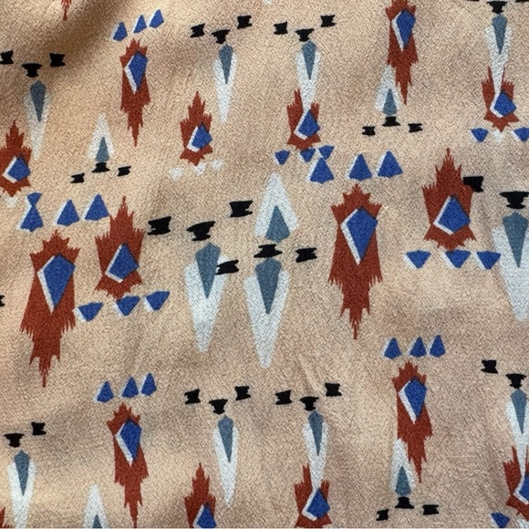 DOLAN Left Coast Collection XS Anthropologie Dress Geometric Print Belted Boho - Picture 8 of 16